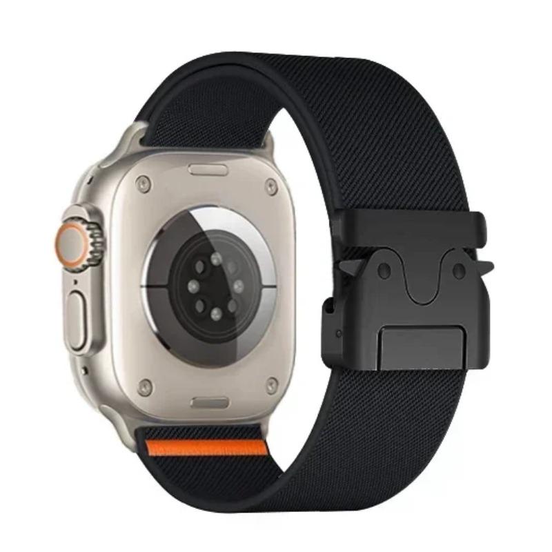Нейлоновый ремешок для Apple Watch Ultra Band 49 мм 11 10 9 8 7 46 мм 45 41 44 40 мм 42 мм Плетеный эластичный браслет для IWatch Series 6 SE 5 4