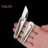 Stainless Steel Folding Cutter Heavy Duty Sharp Blade Pocket Size Cutter Packaging Mailing Box Opening Mini Portable Collapsible Cutting Tools