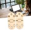 2pcs Brass Folding Table Hinge Round Edge Table Hinge Classic Flap Hinge  Folding Table