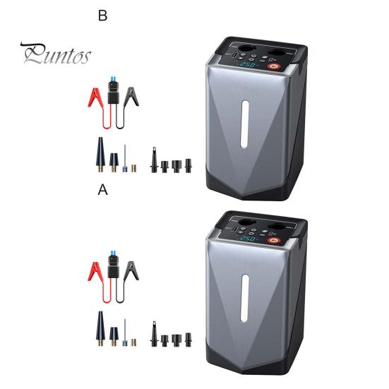 Многофункциональное пусковое устройство с воздушным насосом, 3 режима, регулируемый быстрый нагнетатель 150 фунтов на кв. дюйм, портативное пусковое устройство, воздушный компрессор с аварийным светом
