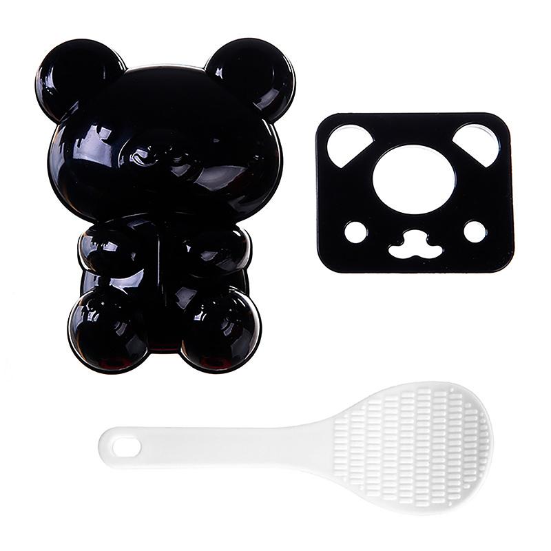 Мультяшный медведь Дети рисовые шарики Maker Mold Onigiri Mold 3D Bento Box Суши Кухонные принадлежности Гаджеты Сэндвич Украшения Резак Подарок