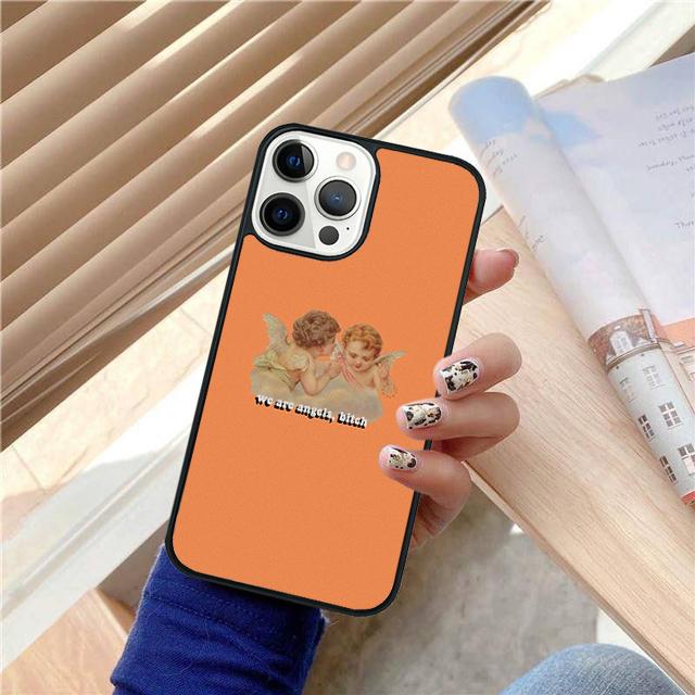 Эстетика Ангелов Эстетика Чехол-Ракушка Для iPhone 17 Air 15 16 14 13 12 Pro Max 11 Pro Max Plus Чехол-Защитная Крышка Для Телефона