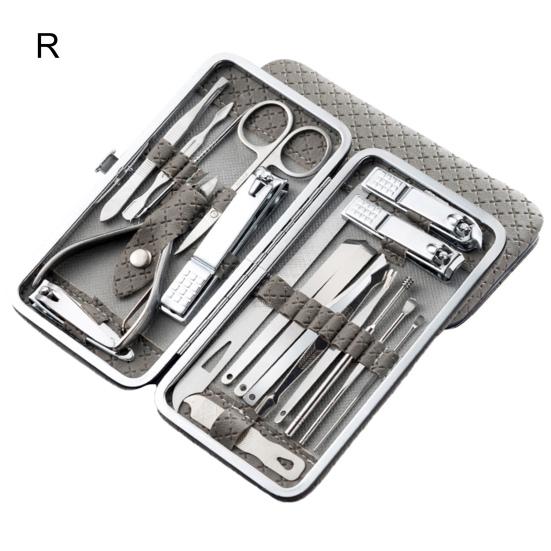 1 Set Stainless Steel Nail Clipper Plating Procedures Stylish Toenail Fingernail Manicure Cutters