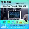 Car Radio Android14 Carplay For Ford Focus 2 3 Mk2 Mk3 2004- 2008 2009 2010 2011 Navigation GPS Multimedia Player WiFi+4G Stereo