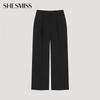  Она S miss One Tuck Прямые брюки SwSSlo31020 Bk