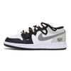 Air Jordan 1 Puppy Fragment Низкие Винтажные Баскетбольные Кроссовки Мужские Черно-Серые 553558-131(Команда85-)
