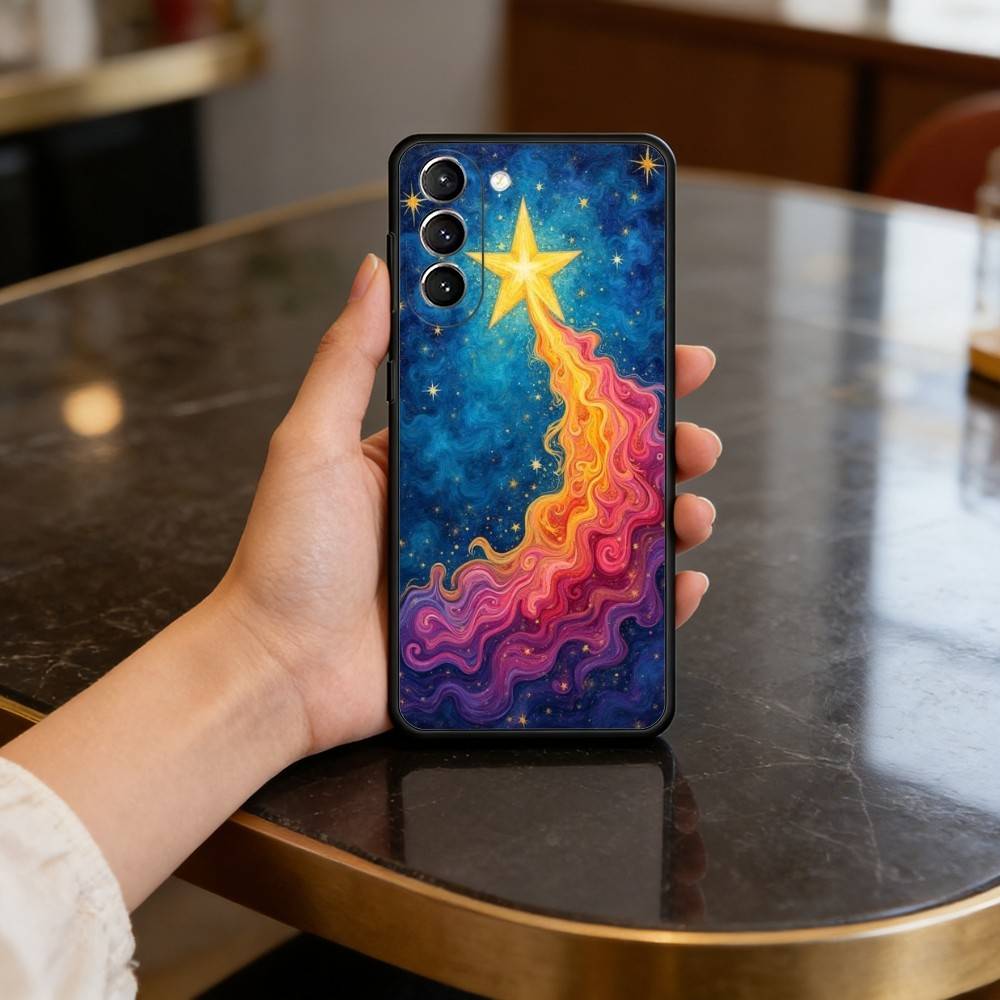 S-Shining Art Радужный чехол для Samsung Galaxy S21 S25 FE S24 S23 Ultra S20 S9 S22 Plus S10 TPU Чехол