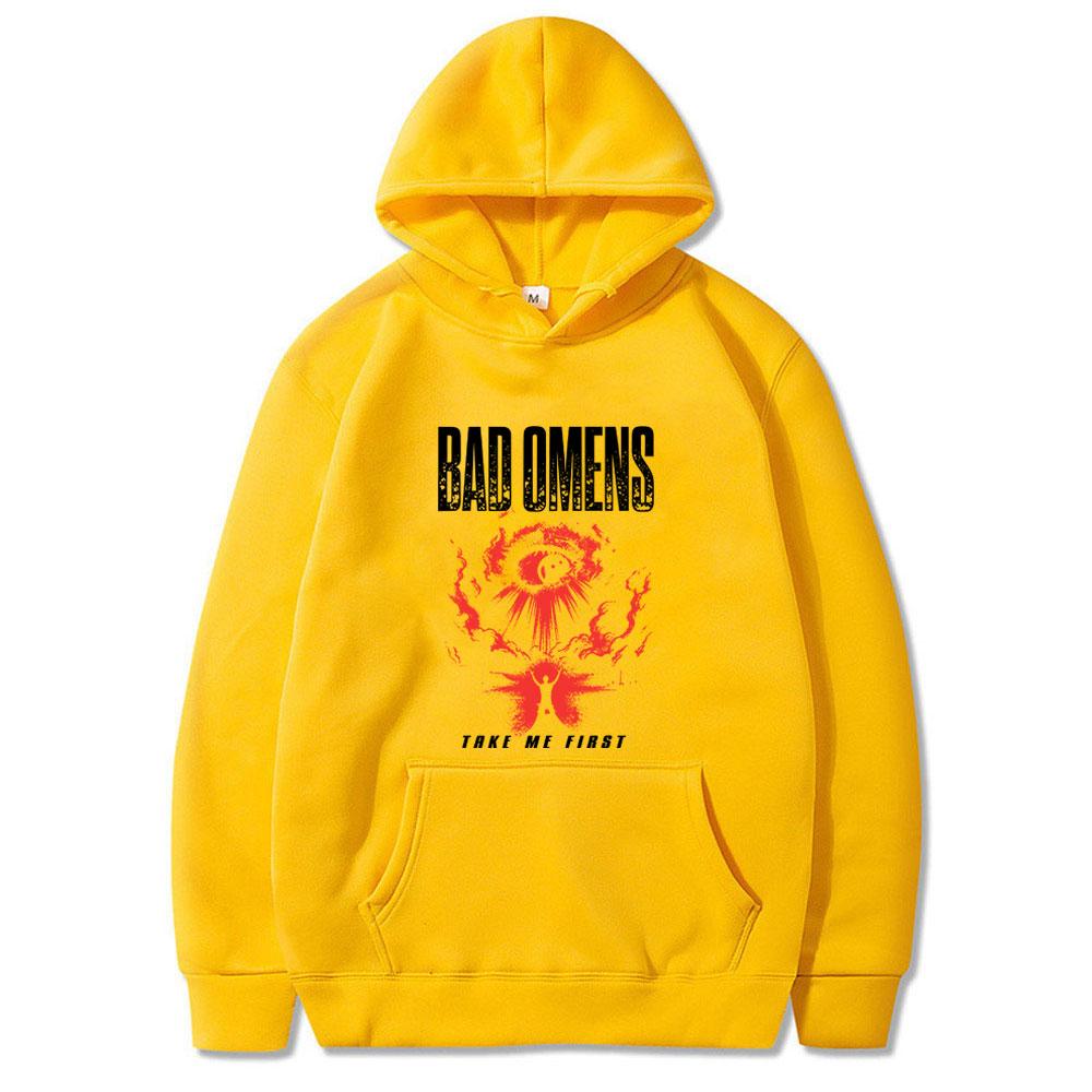Rock Band Bad Omens Graphic Hoodie Unisex Casual Vintage Streetwear Clothing Hip Hop Gothic Oversized Pullover Hoodies