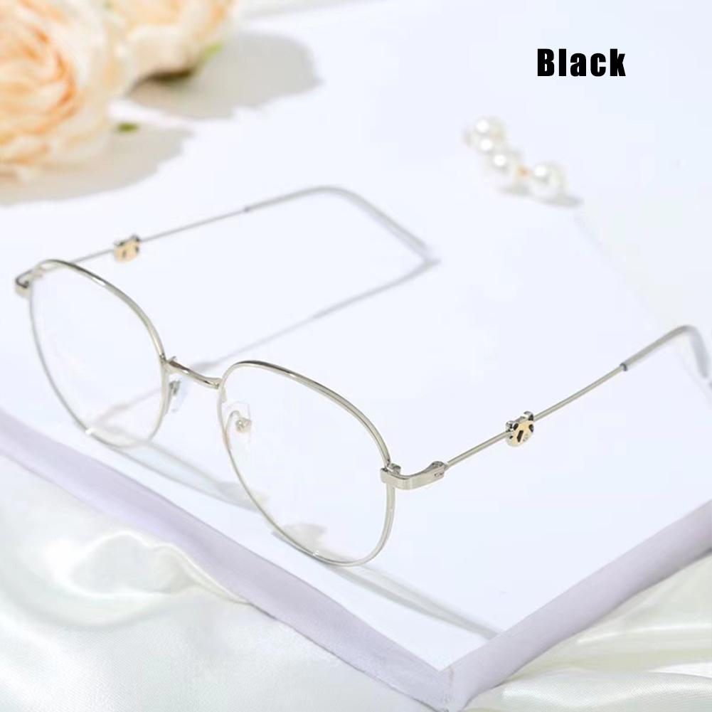 Модные женские офисные очки с защитой от синего света, большие компьютерные очки с большой металлической оправой, милые женские синие блокирующие очки в виде панды