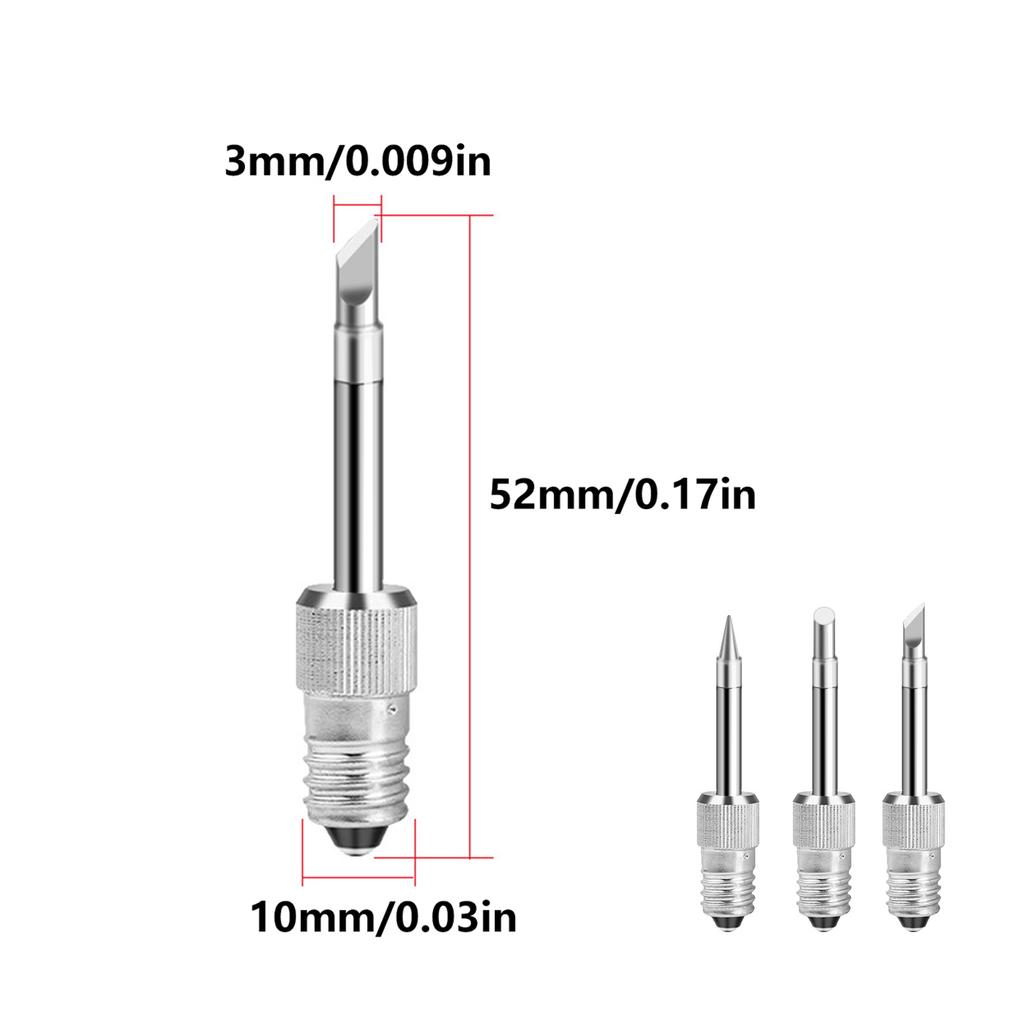 Soldering Iron Tips 8W USB Soldering Iron Replace Tip Portable Soldering Tips Welding Accessories Tool for Repair Work