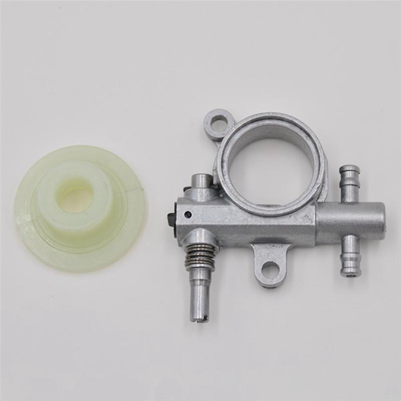 8 Set 2500/3800 Chainsaw Spare Parts Chainsaw Oil Pump With Worm Drive Gear Fit For Chain Saw 25CC/38CC