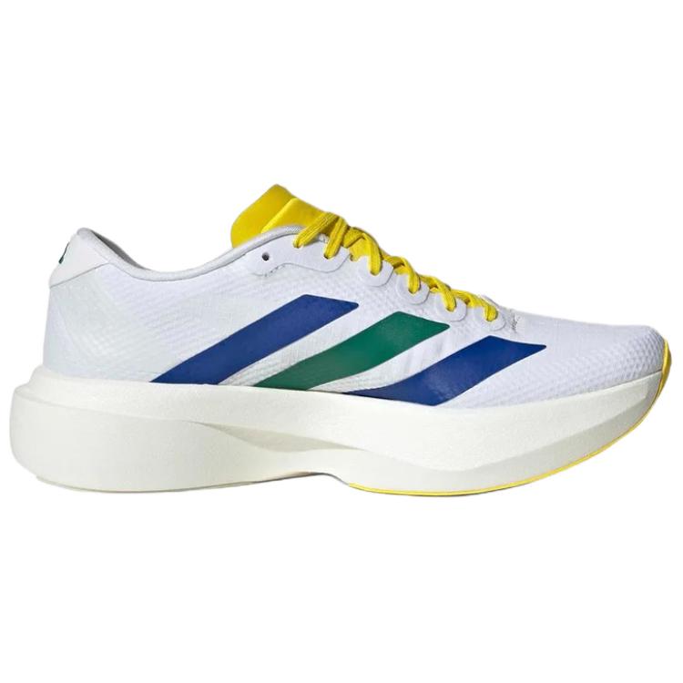 adidas Adizero Evo SL Низкие Беговые Кроссовки Женские Бело-Желтые KI1450
