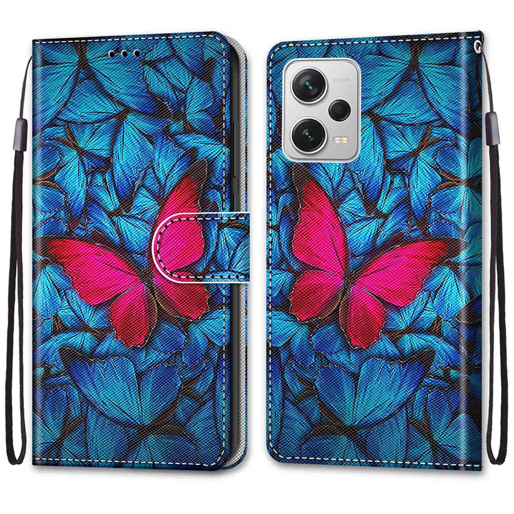 Luxury Painted Leather Case Wallet Book Style Protective Cover for Xiaomi 14T/MI 12T/MI 13T Pro/MI 10T Lite/MI 12 Pro/Xiaomi Poco X4/Xiaomi Poco M6Pro