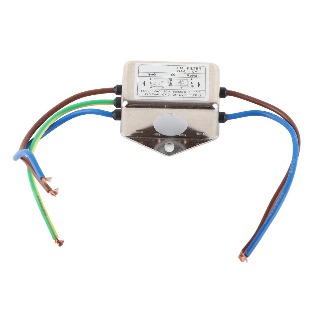 Сетевой EMI-фильтр Универсальный Однофазный Фильтр Сетевого Провода Подавитель Помех для Промышленности