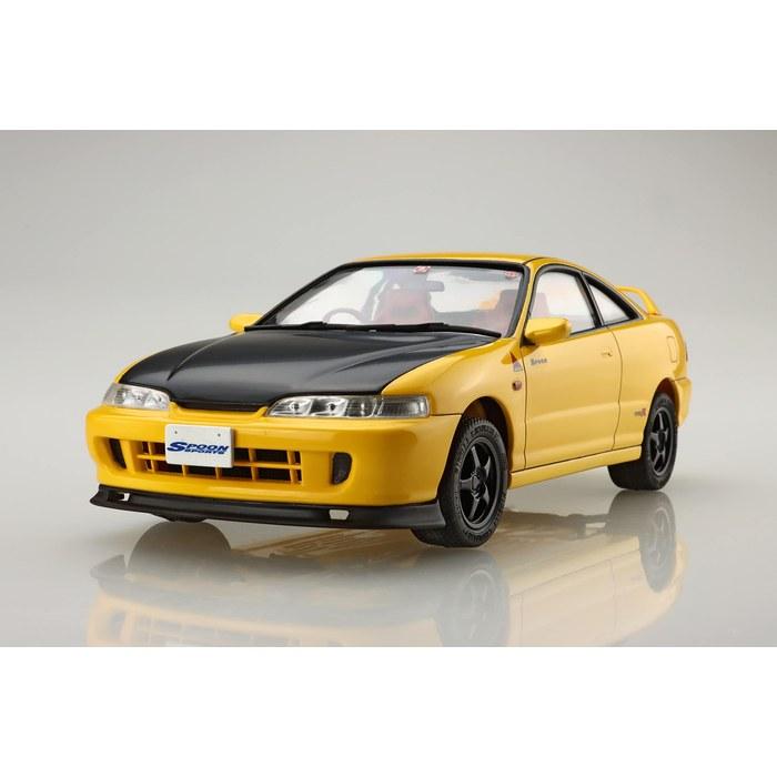 Fujimi Model Серия Inch Up 1/24 № 279 Spoon Integra Type R (DC2) ID-279 Желтый/Черный