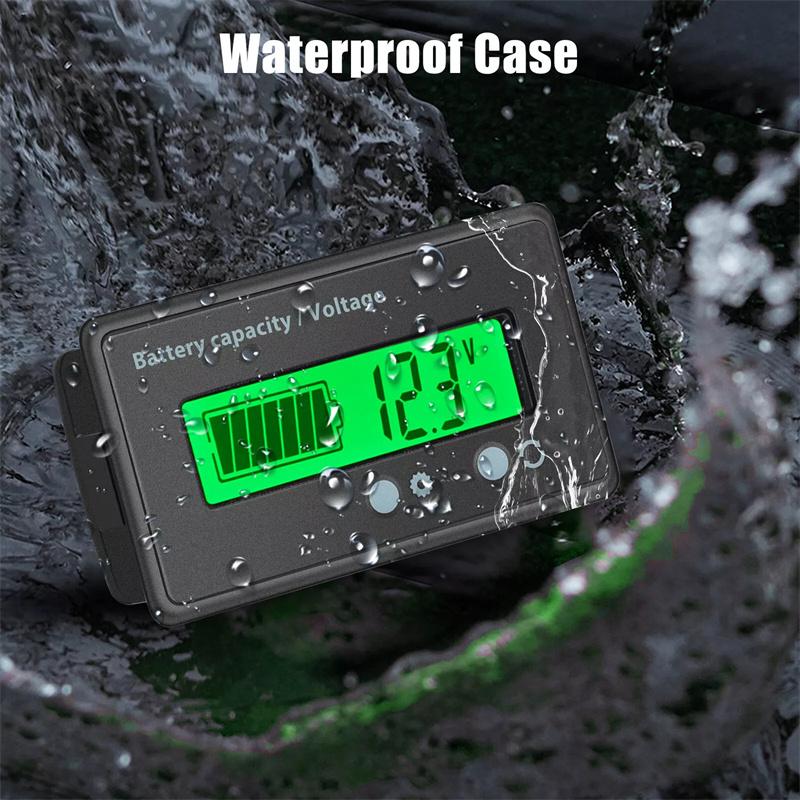 12-72 В литий-ионный аккумулятор универсальный индикатор питания дисплей вольтметр автомобиль мотоцикл тестер мощности