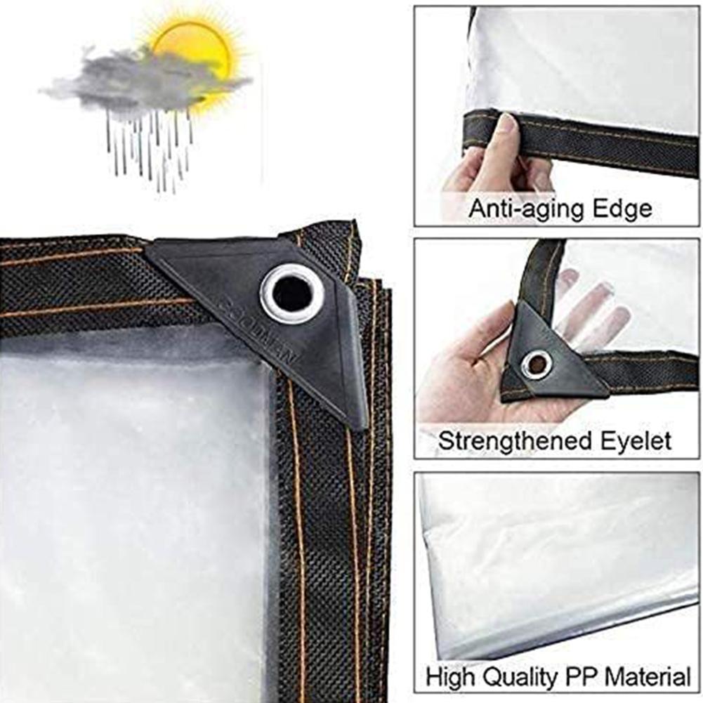 Прозрачная палатка Прозрачный брезент с люверсами