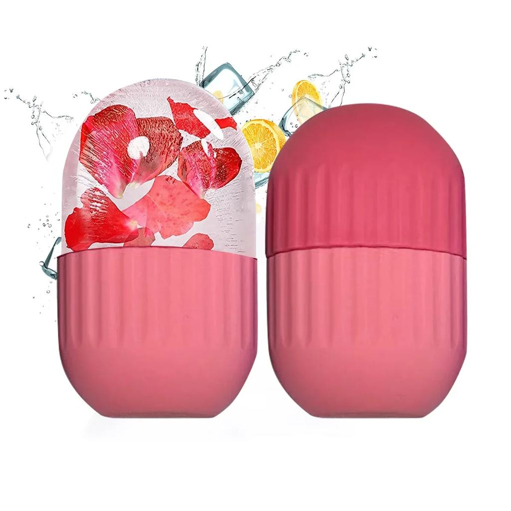 Ice Face Roller Silicone Face Lifting Contouring Tools Ice Cube Trays Ice Globe Balls Eye Facial Massager Beauty Skin Care Tools