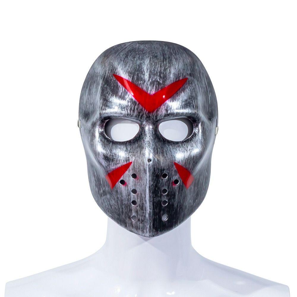 Party Mask Props Hockey Mask Cosplay Headwear Halloween Mask Creative Cosplay Mask Christmas