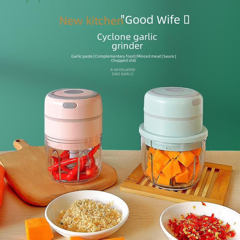 Многофункциональная электрическая чесночница и давилка для домашнего использования