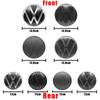 Valve Stems Caps 2026 New Volkswagen VW 1Pc 139mm 110mm 5H0853601D VW Car Logo Emblem Hood Front And Rear Tail Mark Rear Badge A