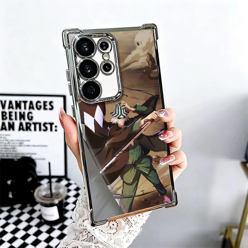 Чехол для телефона с покрытием Bleach Kisuke Urahara для Samsung Galaxy S24 S25 FE S26 Edge S23 Ultra S22 S21 Plus S20 Противоударный с Airbag Cov