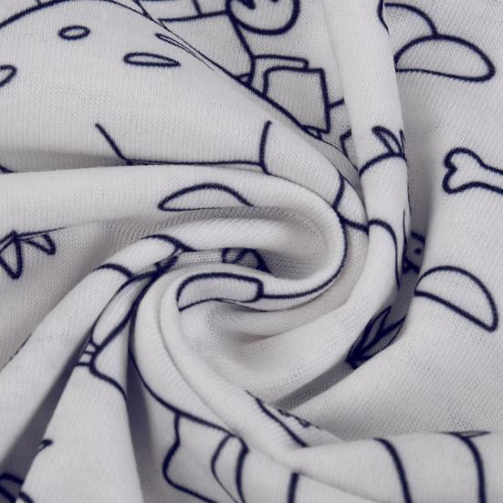 2 шт. унисекс детская пижама своими руками раскрашиваемая с бесцветным забавным рисунком животных топ с длинными рукавами развивает креативность индивидуальное самовыражение одежда для сна