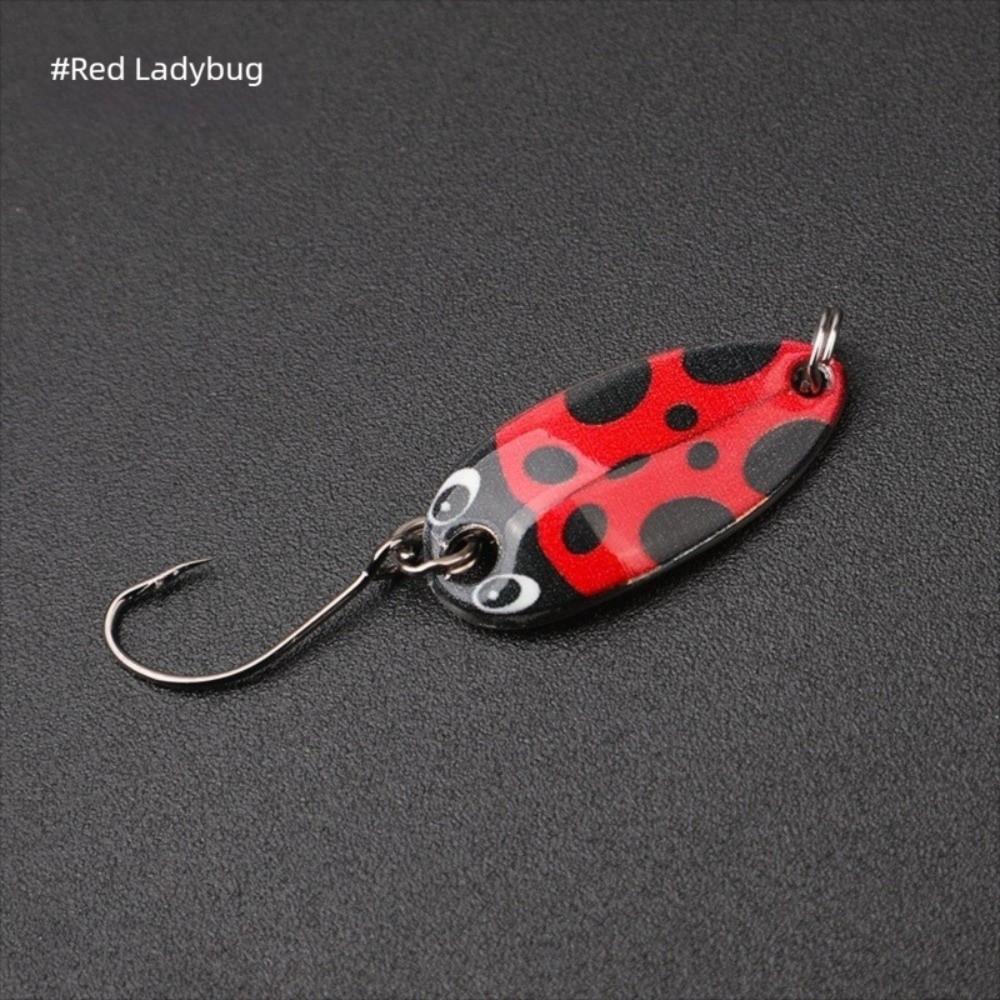 5 Pcs/Set 1.5G 2.5G 3.5G 5G Weight Spoon Fishing Lure Small Stream Lure  Trout Fishing