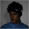 Mizuno Breath Thermo Running Reflective Black Headband, Moisture-Wicking, Heat-Generating, Cold-Weather Protection, Deodorizing, Print, J2JYB502,