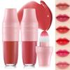 Mirror Glass Lip Stain Moisturizing Liquid Lipstick Lasting Water Light Lip Gloss Non Stick Cup Lip Tint Cheek Blsuh Eye Makeup