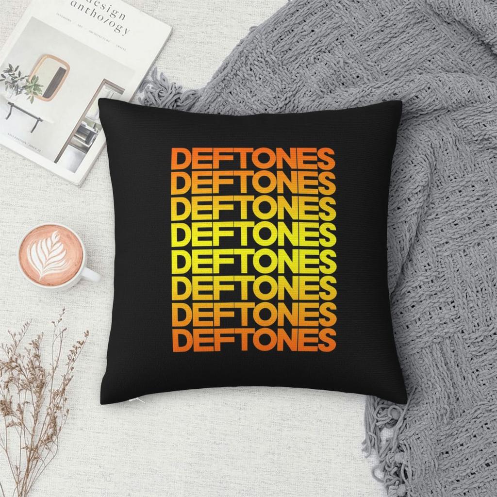 Металл Панк-рок Deftones Квадратная Наволочка Чехол для Подушки Наволочка Чехол для Декоративной Подушки для Дома Спальни Автомобиля