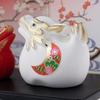 Seto Togeisha 2024 Zodiac Figurine Compact Dragon Dragon Tatsu New Year Decoration Good Luck Red and White Dragon Parent and Child Small Shoho Kiln