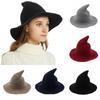 Vintage Witch Hat Party Wool Knit Hat Fashion Masquerade Cap  for Women