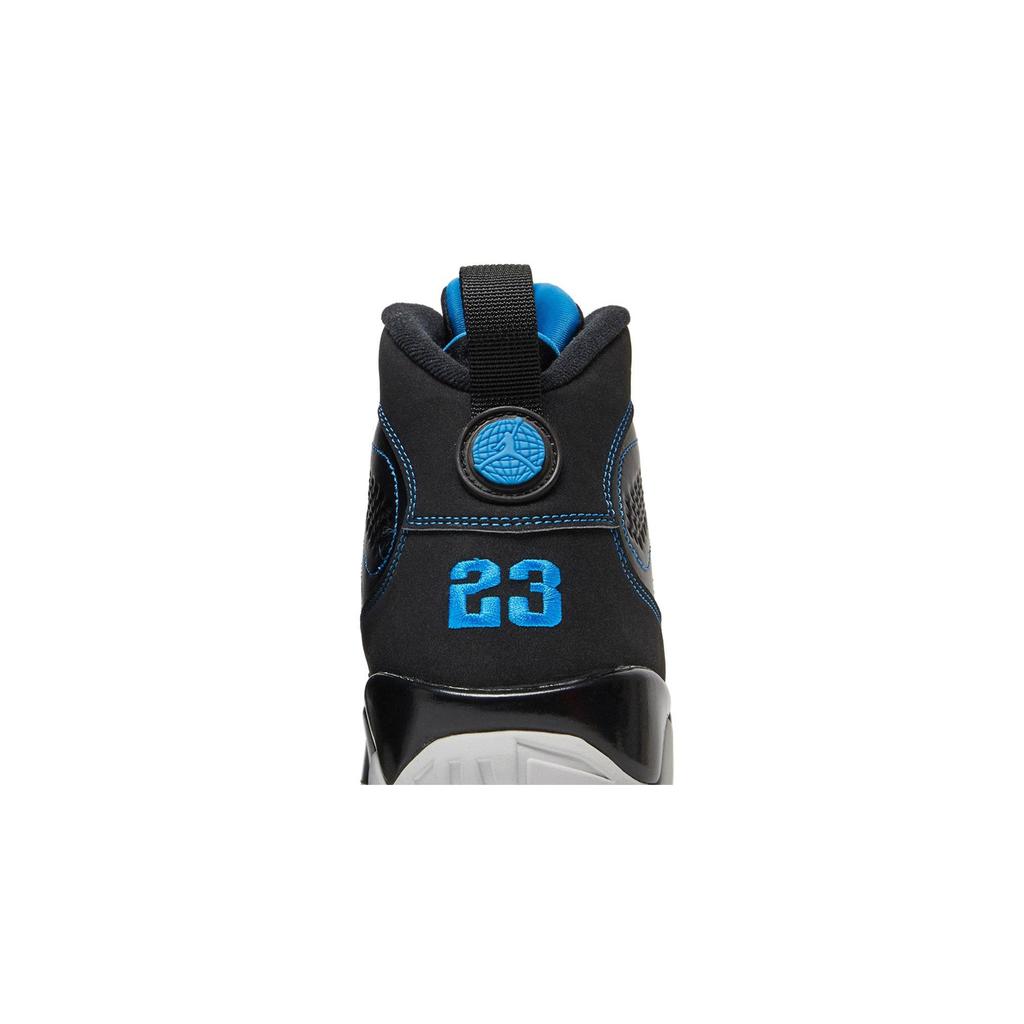 Air Jordan 9 Retro 'Photo Blue' (Unisex) Black / White-Photo Blue Vintage Basketball Shoes 302370 007