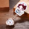Карманные часы Lancardo Nurse Pocket, легко переворачиваются, идеально подходят для детских праздников, золотые часы, часы, часы, значок, чтение, циферблат, милые, работники, сиделки,