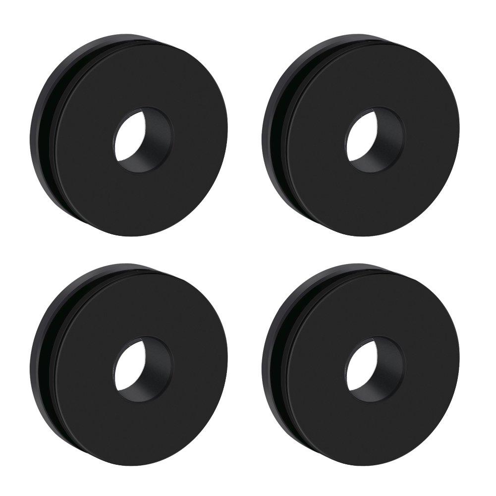 Qiilu Removable Windshield Bushing Grommets for Harley Road King Heritage Softail Set of 4