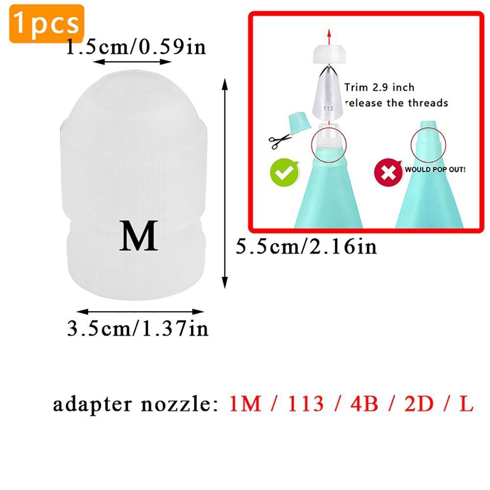 1Pcs Cream Squeezing Icing Piping Bag Coupler Squeezing Adapter for Cupcake Fondant Cookie