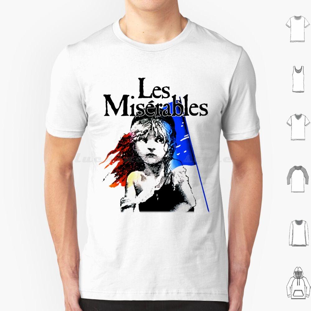 Отверженные ( черный ) Футболка Большого Размера 100% Хлопок Les Miserables Les Misérables Винтажная Les Miserables Les Miserables