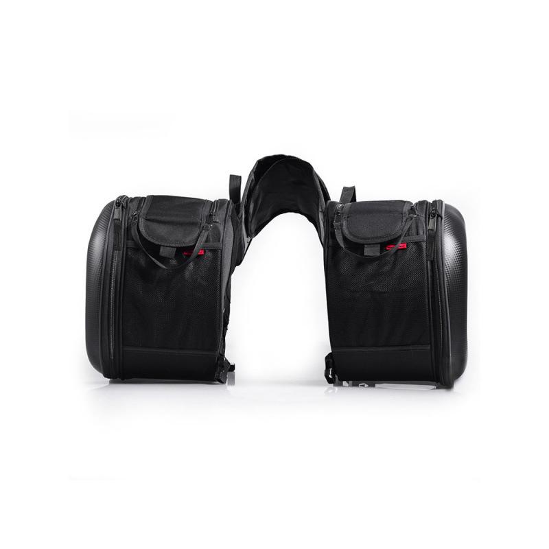 Devil Race Large-Capacity Motorcycle Helmet Backpack & Saddle Bag for Commuters