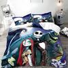 The Nightmare Before Christmas Duvet Pillowcase Bedding Set Adult Boy Girl Bedroom Decoration Children Single Double Large Size