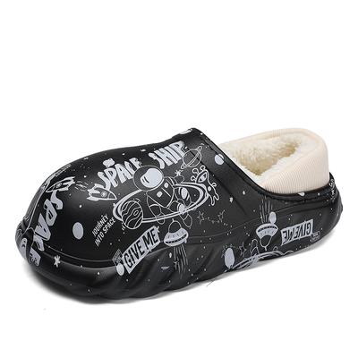 Модные мягкие хлопковые сандалии для мужчин и женщин, удобные легкие домашние тапочки с бархатным толстым теплым водонепроницаемым покрытием