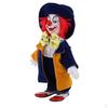 7 Inch Porcelain Smiling Clown Doll Wearing Colorful Outfits, Funny Harlequin Doll, Props, Halloween