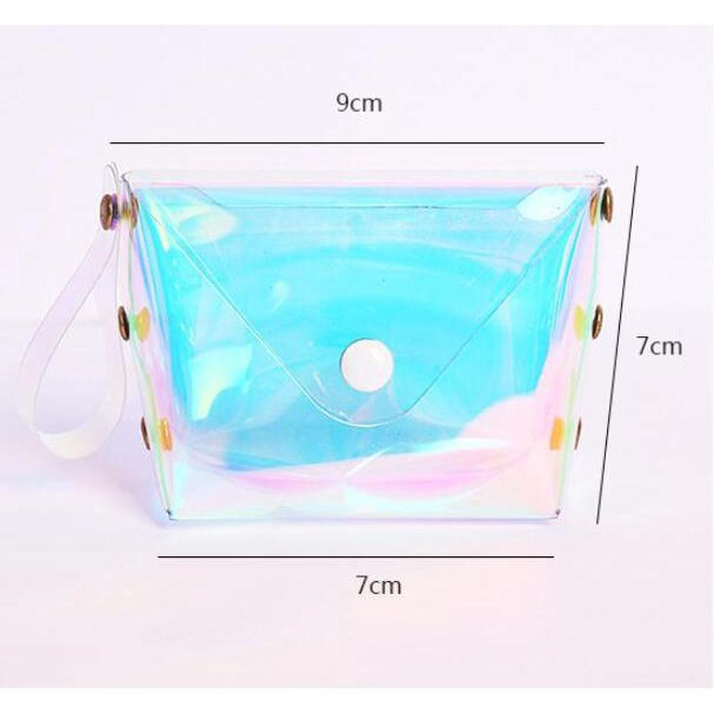 eTya Transparent Coin Purse Women Small Wallet Female Change Purses Mini Children's Pocket