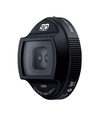 Panasonic Micro Four Thirds F12 Prime 3D G 12.5mm Lens, Compatible, H-FT012