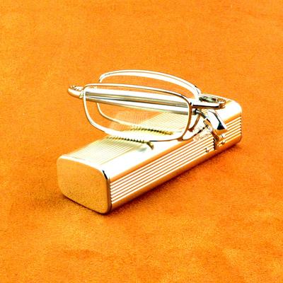 Складные портативные очки для чтения с защитой от пятен и усталости, линзы из натурального хрусталя +0,75 +1 +1,25 +1,5 +1,75 +2 +2,25 от +2,5 до +4