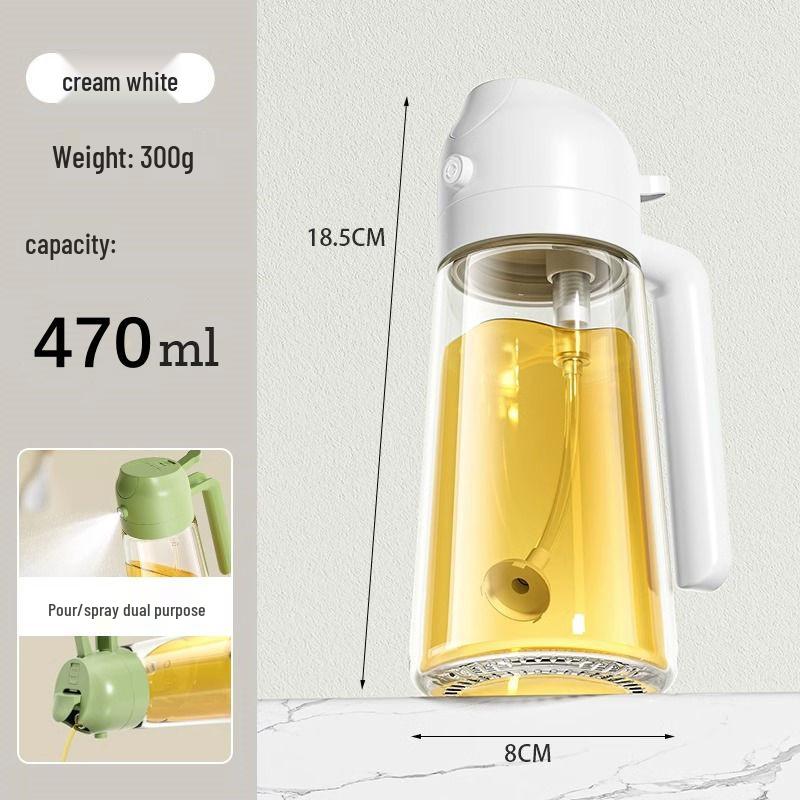 Automatic Oil Sprayer: Effortlessly mists edible oil with a thickened spray for kitchen use, offering an ideal cooking solution.