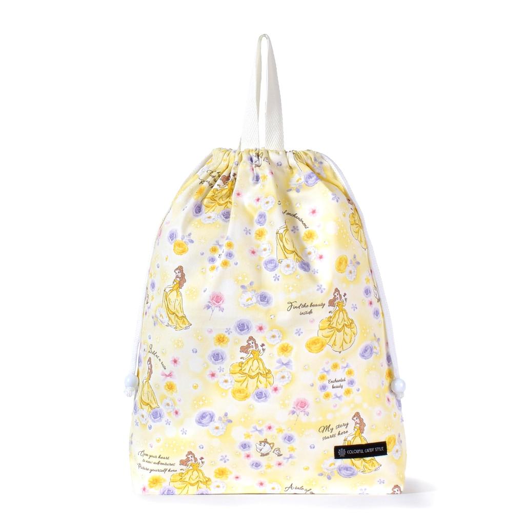 COLORFUL CANDY STYLE Disney Drawstring Gym Apron Cooking Class Kitchen Triangle Scarf AND THE Elementary NV503000 2-Piece Set Bag, Bag, (Sizes