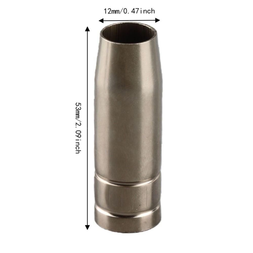 10pcs Insert Type MIG Welding Nozzle 12mm Diameter Welding Torch Nozzle MAG Welding Nozzle For 15AK