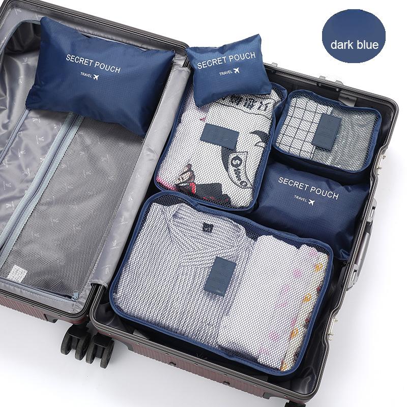 Multi-functional Storage Bag Travel Storage Six-piece Suitcase Storage Bag Clothing and Underwear Arrangement