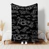 1pc Blanket My Chemical Romance The Black Parade Print Design, Lightweight Blanket for Sofa, Bed- Soft &Warm, Gift for All Seasons like Christmas, Hal